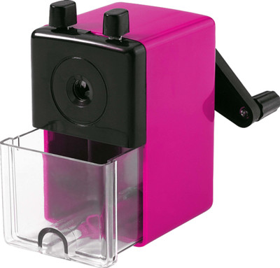 OMEGA 1743 Pencil Sharpener Super Table Pink Colour Single Pencil Tub Sharpener(Pink)
