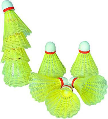 Aryan Sports Badminton Shuttle Cock Nylon Shuttle  - Green(Fast, 79, Pack of 10)