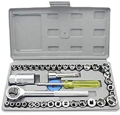 saysha Aiwa 40 In 1 Pcs Wrench Tool Kit & Screwdriver And Socket Set(Pack of 1)