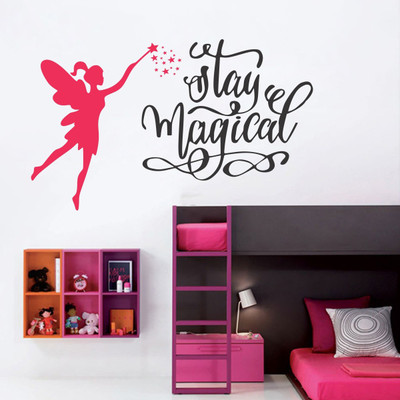 STICKER STUDIO 55 cm Stay magical Reusable Sticker(Pack of 1)