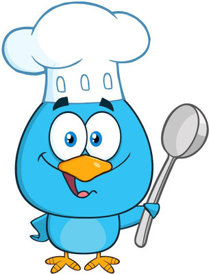 Littlebuds 50 cm Chef Bird Removable Sticker(Pack of 1)