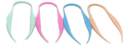 ClueSteps Plastic Tongue Cleaner(Pack of 4)