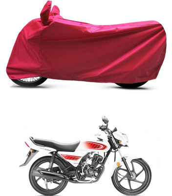 BikenWear Two Wheeler Cover for Honda(Dream Neo, Red)