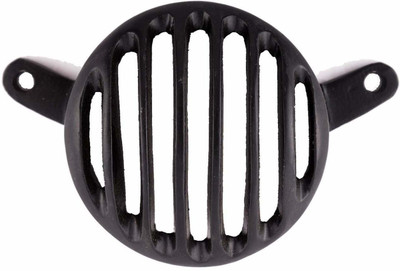 Ramanta Metal Bullet Tail Light Grill for Royal Enfield Bullet Classic 350 & 500 (1 Pc Tail Light Grill, Black Without Cap) Bike Headlight Grill(Black)