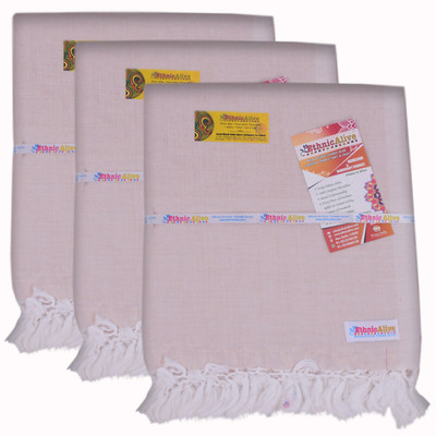 EthnicAlive Solid Single AC Blanket for  Mild Winter(Cotton, Peach)
