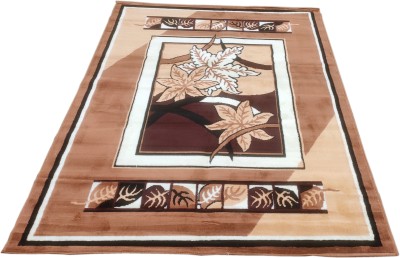 AZAN RUGS Brown Acrylic Carpet(150 cm,  X 210 cm, Rectangle)