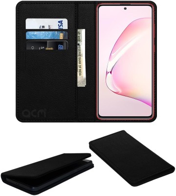 ACM Flip Cover for Samsung Galaxy Note10 Lite(Black, Cases with Holder, Pack of: 1)