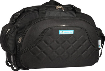 MEDLER (Expandable) DUFFEL_PRO-BLACK Duffel With Wheels (Strolley)