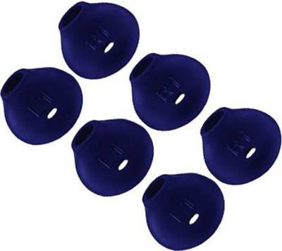 BBS DEAL 6 pcs (3 pair) Replacment Soft Silicone Eartips Covers Buds Hooks In The Ear Headphone Cushion(Pack of 6, Blue)