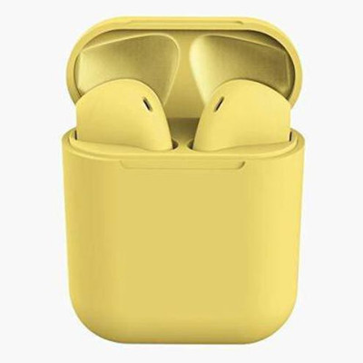 CHG 5.0 inPods 12 Earbuds +Storage Case D96 Bluetooth Headset(Yellow, True Wireless)