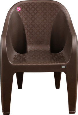 AVRO furniture Plastic Outdoor Chair(Brown, Pre-assembled)