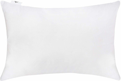 ROYALREOX Microfibre Solid Sleeping Pillow Pack of 1(White)