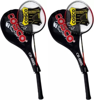 COSCO CB-885 (1 Pair) Strung Red Strung Badminton Racquet(Pack of: 1, 105 g)