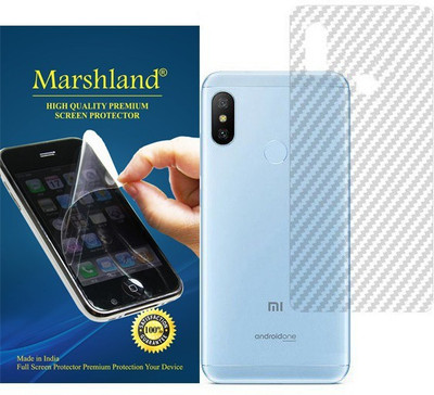 MARSHLAND Back Screen Guard for Mi Redmi 6 pro(Pack of 1)