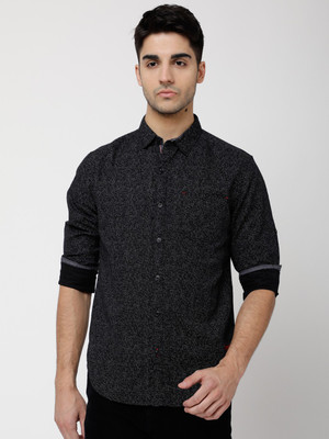 LOCOMOTIVE Men Printed Casual Multicolor Shirt