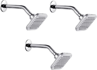 Prestige GRND-Pack Of 3 Shower Head with 9 Inch Arm Rain Flow shower For Bathroom Shower Head