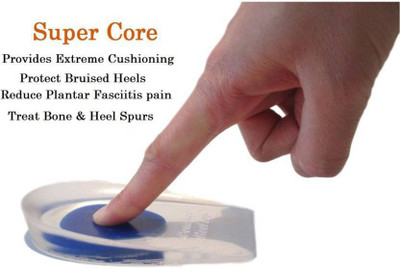 H D Enterprise Heel Support Pad Cup Gel Silicone Cushion Insoles Care Insole