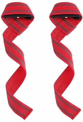 DreamPalace India Weight Lifting Strap Wrist Support (Pack of 2) Wrist Support(Red)