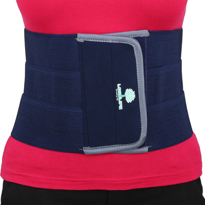 Longlife abdominal belt after delivery for tummy reduction (Ab Belt Extra Large) Abdominal Belt(Blue, Multicolor, Grey)