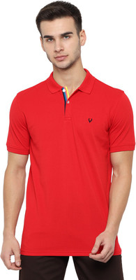 allen-solly-solid-men-polo-neck-orange-t-shirt