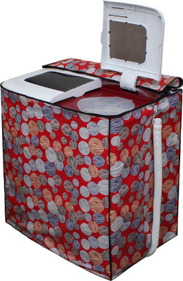 Glassiano Semi-Automatic Washing Machine  Cover(Width: 88.9 cm, Multicolor)