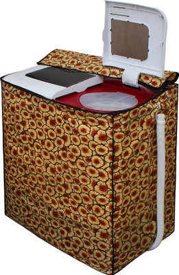 Glassiano Semi-Automatic Washing Machine  Cover(Width: 80.01 cm, Multicolor)