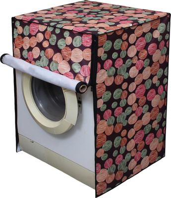 Glassiano Front Loading Washing Machine  Cover(Width: 60.96 cm, Multicolor)