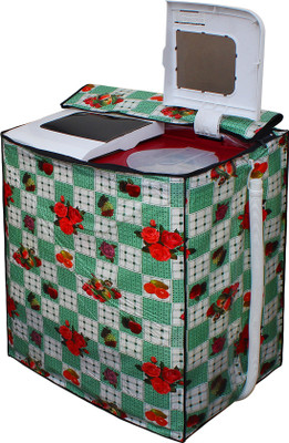 Glassiano Semi-Automatic Washing Machine  Cover(Width: 88.9 cm, Multicolor)
