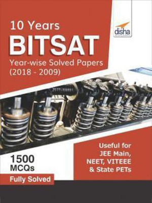 Bitsat 10 Year-Wise Solved Papers (2018-2009)(English, Paperback, unknown)