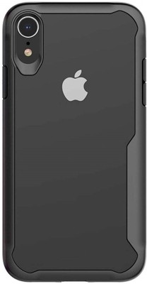 Phone Back Cover Back Cover for Apple iPhone XR, Apple XR, Apple iPhone XR(Black, Transparent, Grip Case, Pack of: 1)