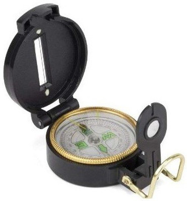 pullox Folding Pocket Prismatic Compass Compass(Black)