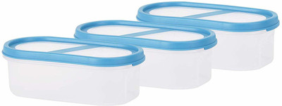 Cutting EDGE Polypropylene Grocery Container  - 525 ml(Pack of 3, Blue)