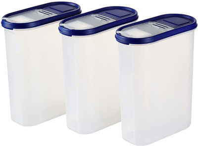 Cutting EDGE Polypropylene Grocery Container  - 2400 ml(Pack of 3, Blue)