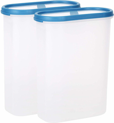 Cutting EDGE Polypropylene Grocery Container  - 2400 ml(Pack of 2, Blue)