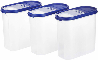 Cutting EDGE Polypropylene Grocery Container  - 1800 ml(Pack of 3, Blue)