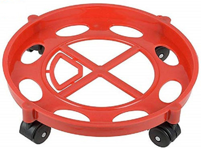 Aarav Enterprises Gas Cylinder Trolley(Red)