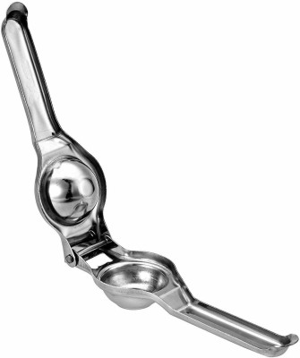 Divine Era Steel Stainless Steel Lemon Squeezer with Bottle Opener || 2 in 1 Kitchen Tool Hand Juicer(Silver)