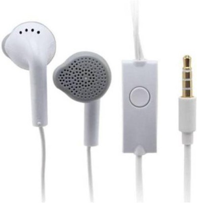 N R ENTERPRISES Handsfree Headset Earphones all smart phones With 3.5mm Jack Wired Headset(White, In the Ear)