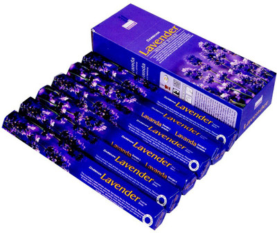 Bansiwal Lavender Fragrance 6 pkt of 20 Sticks Each (Contains 120 Incense Sticks/Natural Agarbatti) Lavender(20 Units, Set of 1)