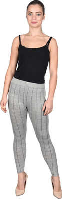BEOZ Grey Jegging(Checkered)