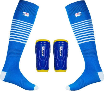 MATTZIG (One Pair Football Socks + One Pair Shin Guard) Football Kit