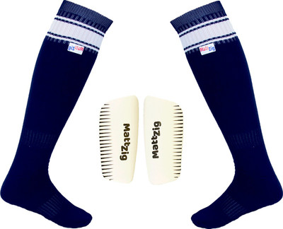 MATTZIG (One Pair Football Socks + One Pair Shin Guard) Football Kit