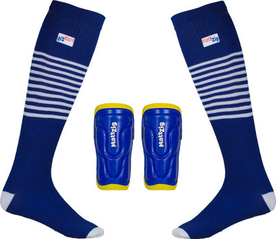 MATTZIG (One Pair Football Socks + One Pair Shin Guard) Football Kit