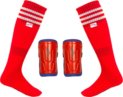 MATTZIG (One Pair Football Socks + One Pair Shin Guard) Football Kit