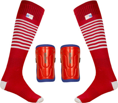 MATTZIG (One Pair Football Socks + One Pair Shin Guard) Football Kit