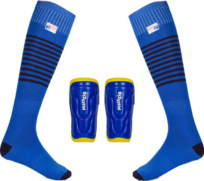MATTZIG (One Pair Football Socks + One Pair Shin Guard) Football Kit