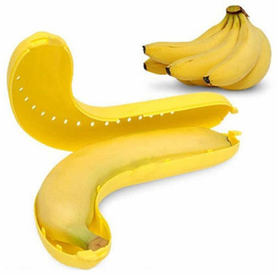 KRISHIN KITCHENWARE Banana Case Lunch Box 1 Containers Lunch Box(100 ml)