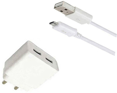 DAKRON Wall Charger Accessory Combo for Coolpad Mega 5C(White)