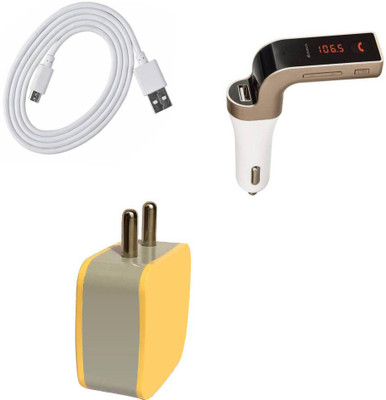 SARVIN Wall Charger Accessory Combo for Realme 5(White)