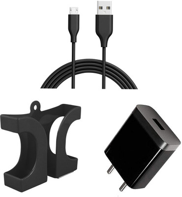 DAKRON Wall Charger Accessory Combo for Vivo Z1 Pro(Black)